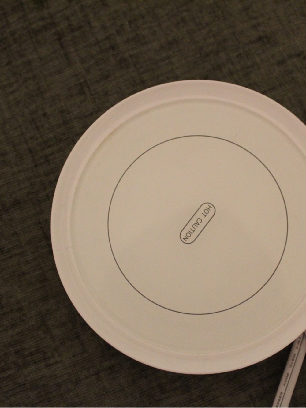 White Round Electric Hot Plate / Warmer